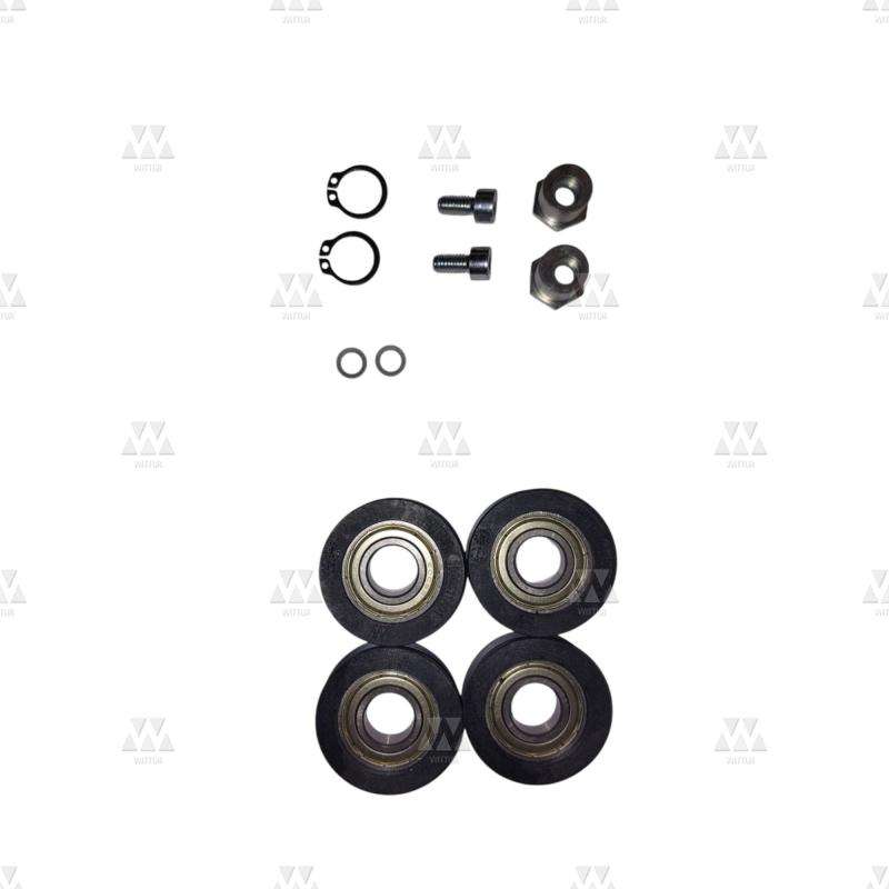 1108658A01 | 4X LAUFROLLE Ø44MM INKL. BEFESTIGUNGSMATERIAL, FINELINE