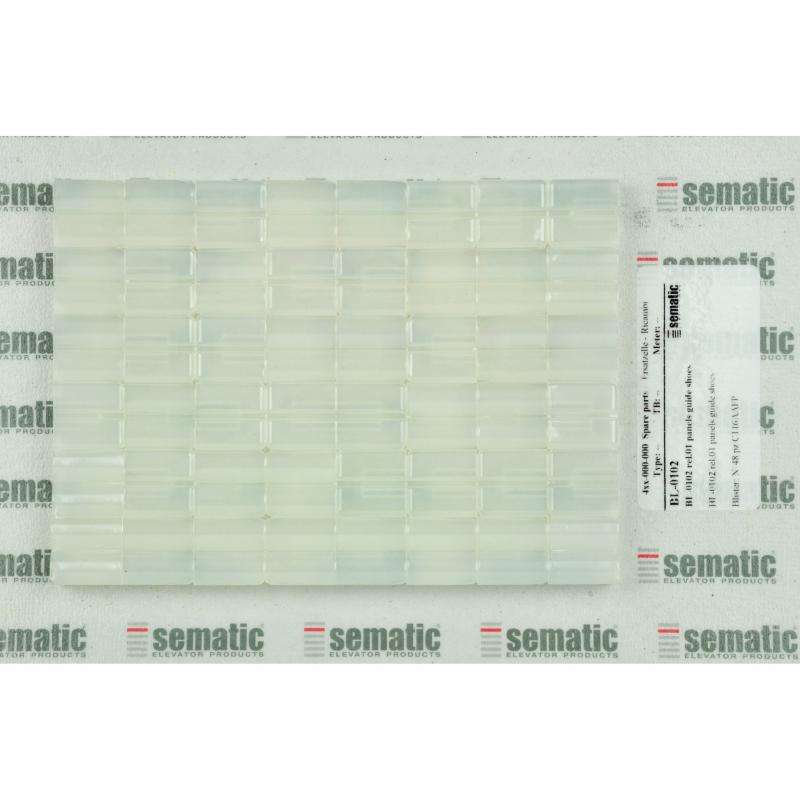 BL-0102 | 48 X PANEL'S GUIDE SHOES C116AAFP (FOR SILL WITH 10MM GROOVE)