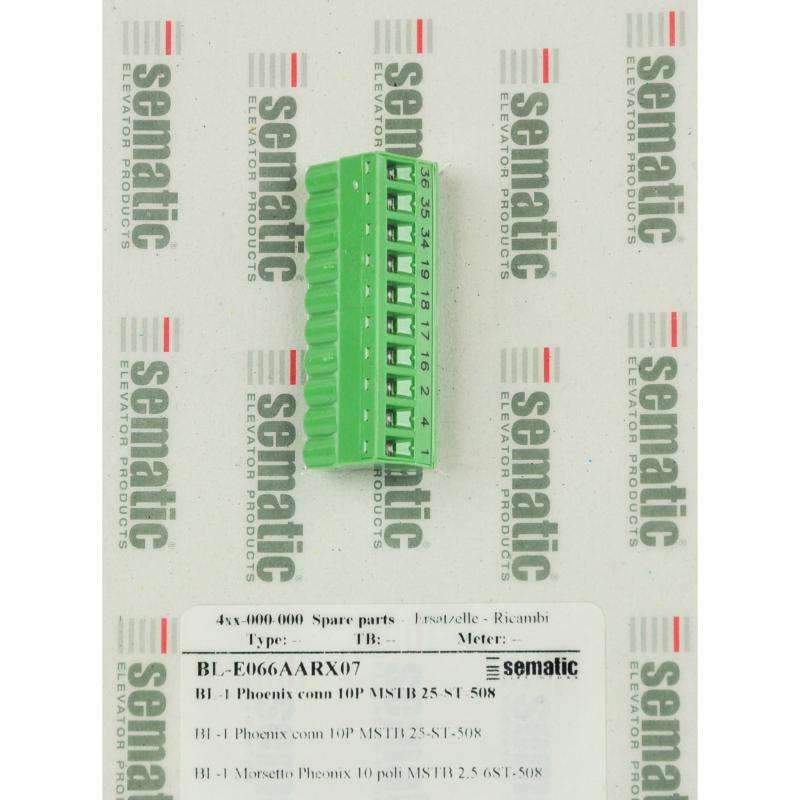 BL-E066AARX07 | 1 X 10-POLIGER PHOENIX-ANSCHLU MSTB 2,5/10-ST-5,08